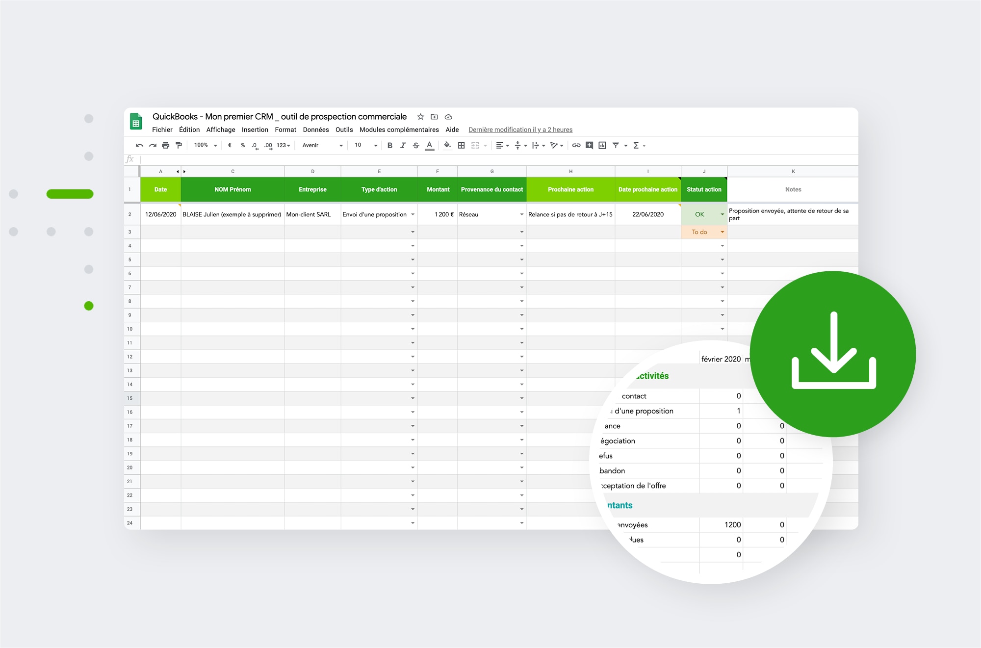 Crm Gratuit Telechargez Votre Modele Excel En Acces Libre