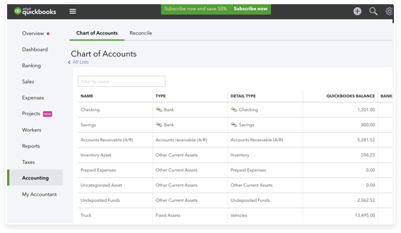 Quickbooks Online Comparison Chart