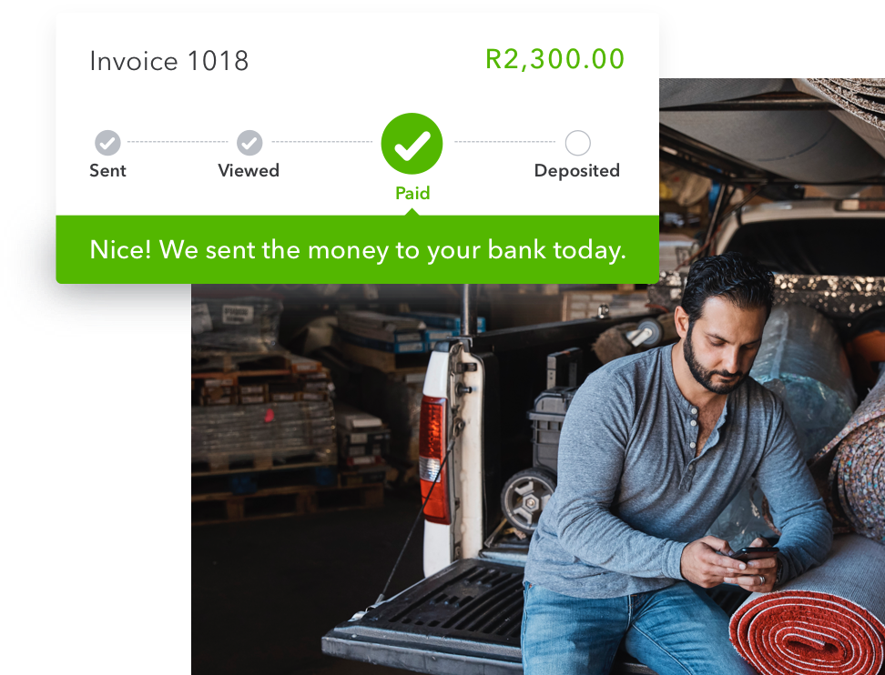 Get bucks in the bank, faster.No need to chase payments with QuickBooks Online invoicing. Create and send customised invoices that show off what your business can do. Know once they’ve been viewed and paid online.