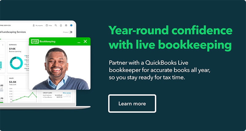 quickbooks live full service bookkeeping