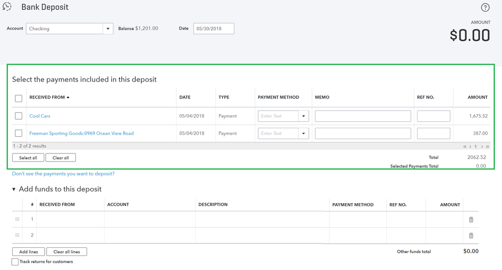 How to make Bank Deposits in QuickBooks Online 3.png