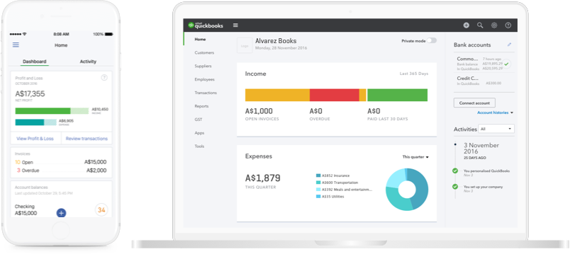 QuickBooks accounting