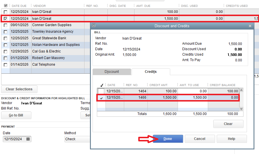 Select the check (CREDIT).PNG
