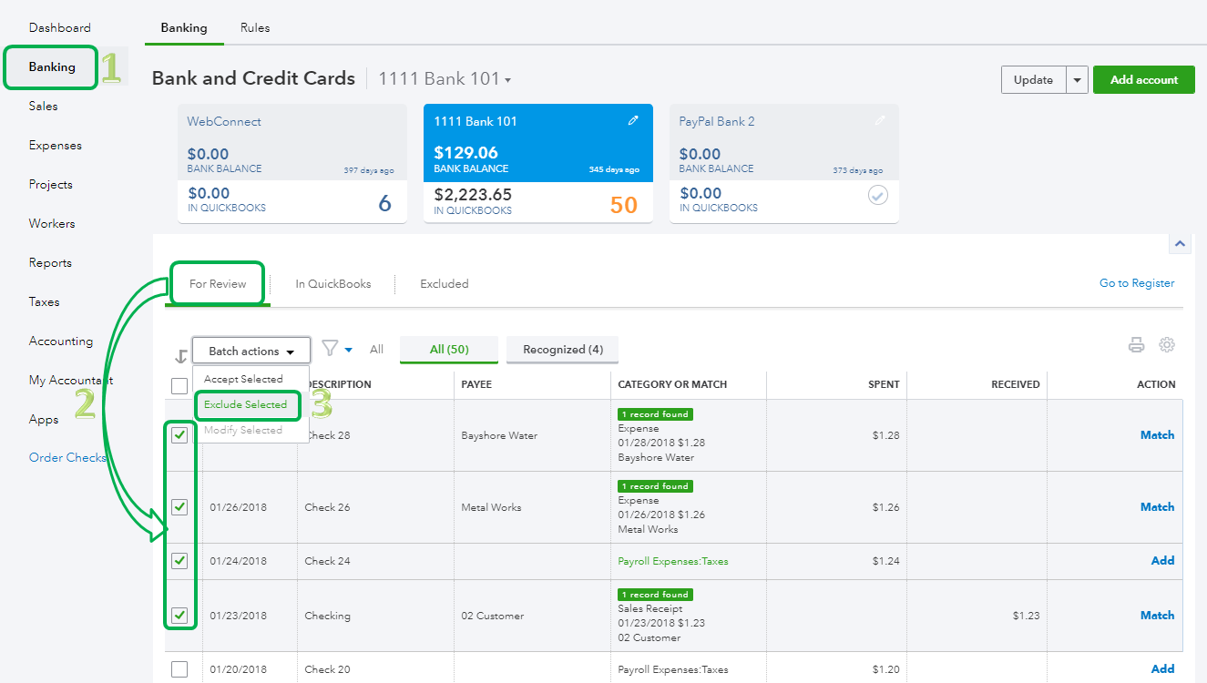 Bank feed is not working