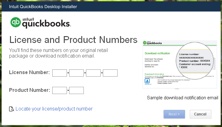 Quikbooks License Number and Product number.png