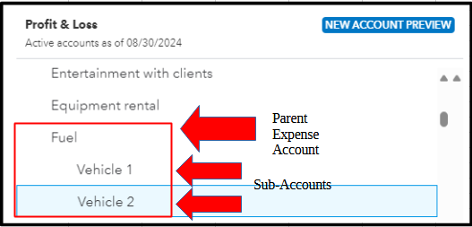 Fuel parent account- vehicles sub accounts.png