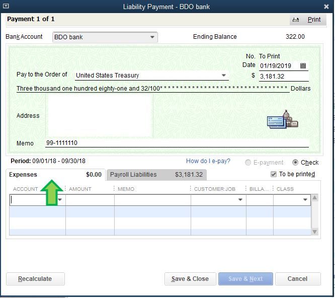 Solved How Do I Clear A Payroll Liability Amount In The Payroll Center