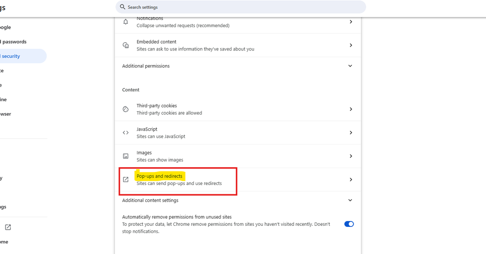 Setting pop and redirects.png Setting pop and redirects.png