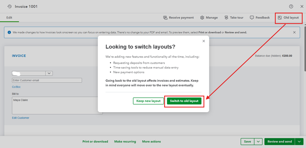 switch to invoice layout.png