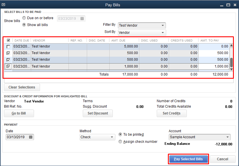 Apply Credit to Set of Invoices - QuickBooks Community