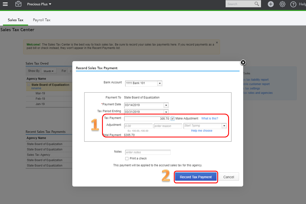 Solved Sales tax discount QB Simple Start online