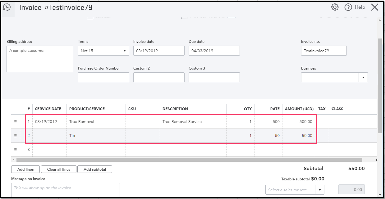 Can you add a tip option in Invoices? I know it is possible in Sales ...