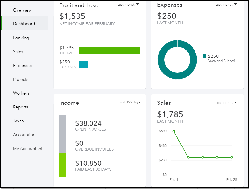 Solved: How do I create an income and expense graph in quickbooks online?