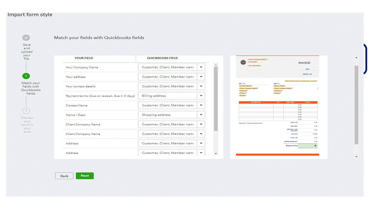 Importing Custom Invoice Templates into QuickBooks With Quickbooks Export Invoice Template