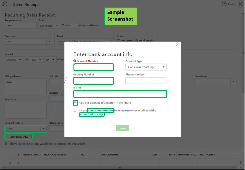 Solved: Where Can I Download An ACH Form To Pass To My Customers To ...