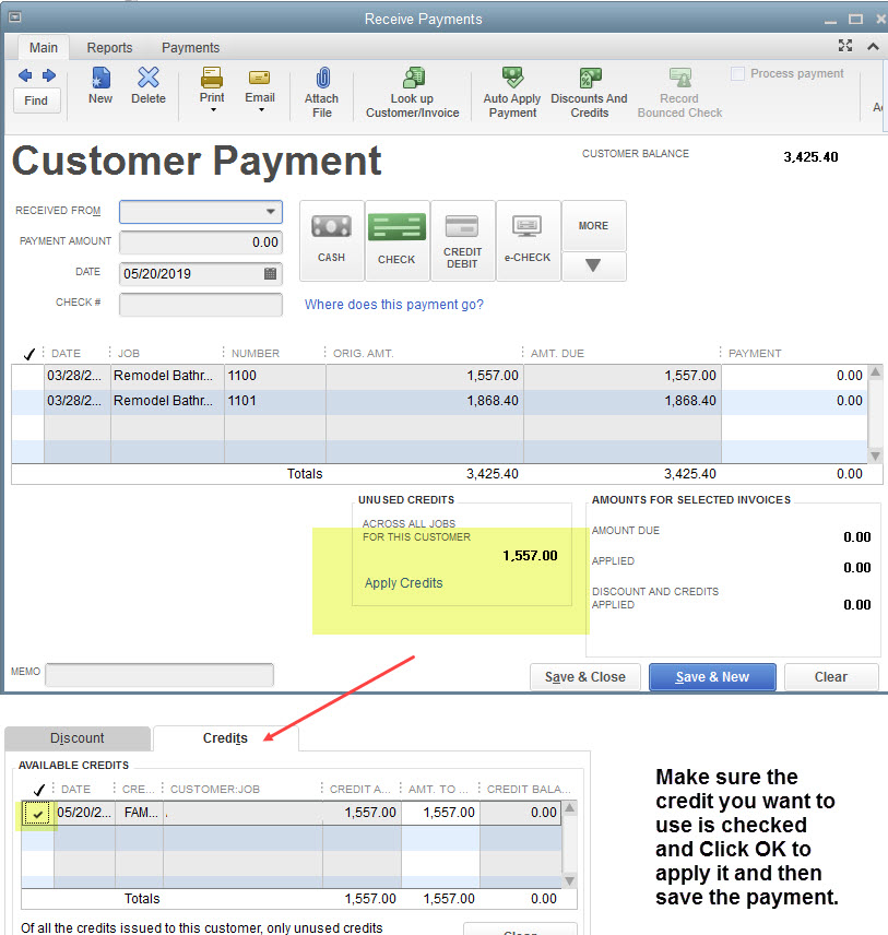 Solved Issue with journal entry that will not apply towards open invoice.