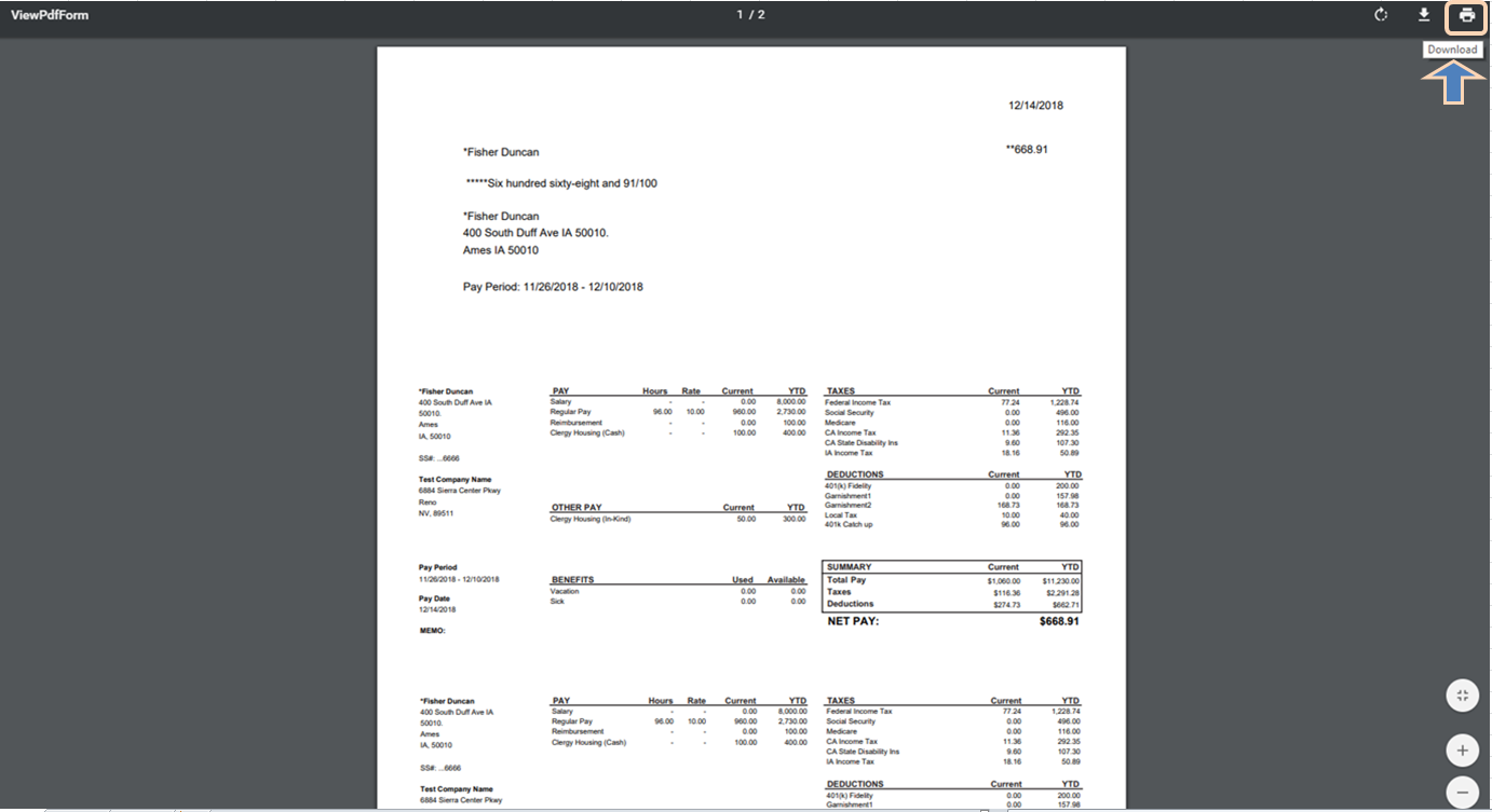 Solved How To Save Pay Stubs As Pdf