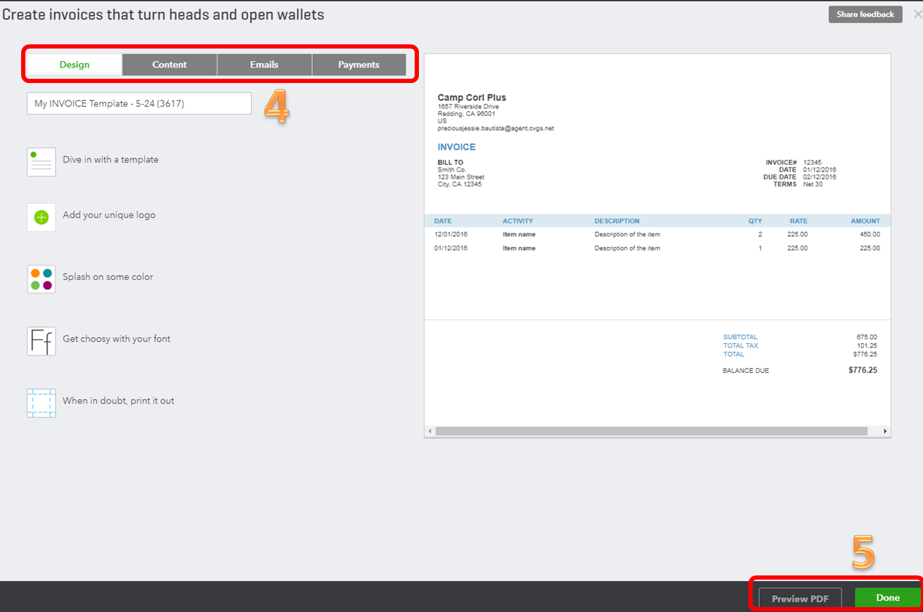 Can I Have Multiple Invoice Templates In Quickbooks Online