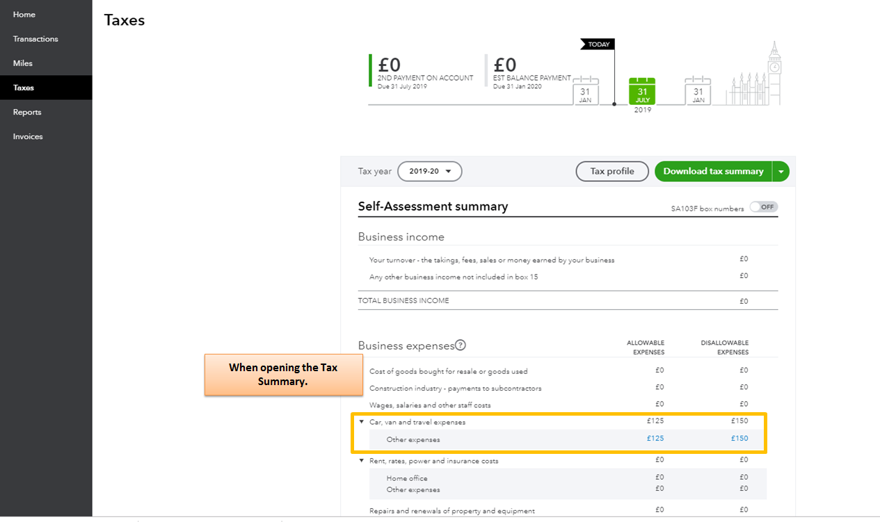 car van & travel expenses