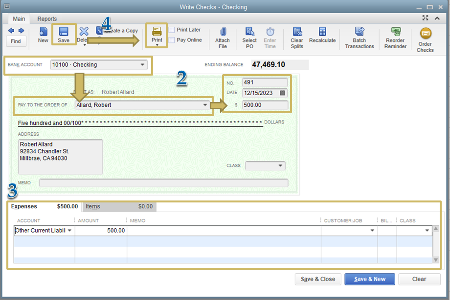 Solved How do I void a check from a closed period that has exp and liability on it and reissue