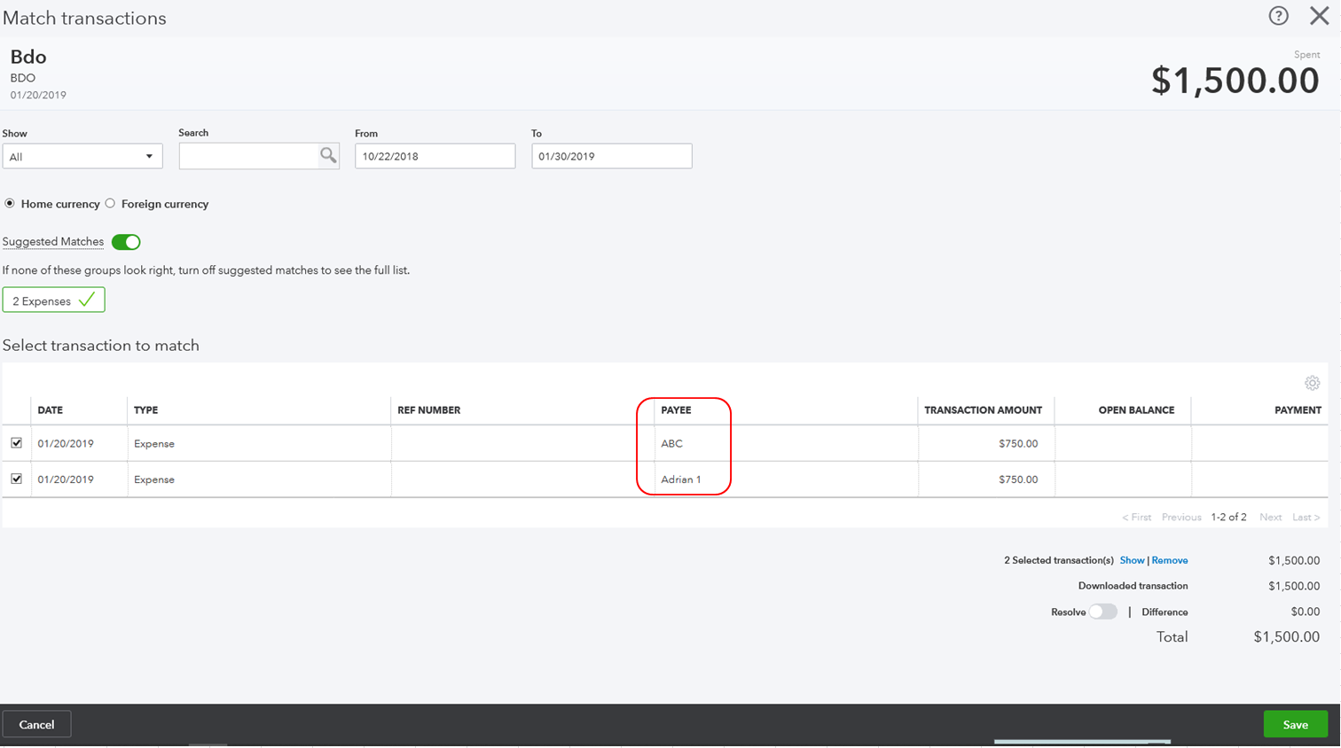 how-do-i-split-a-multiple-pay-anyone-payment-into-different-payees