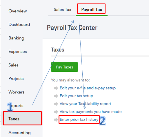 Quickbooks Learn Support Online Qbo Support I Made An Eftps Payment Outside Of Qb Online