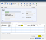 Vendor invoice marked as billable, taxes separate.PNG