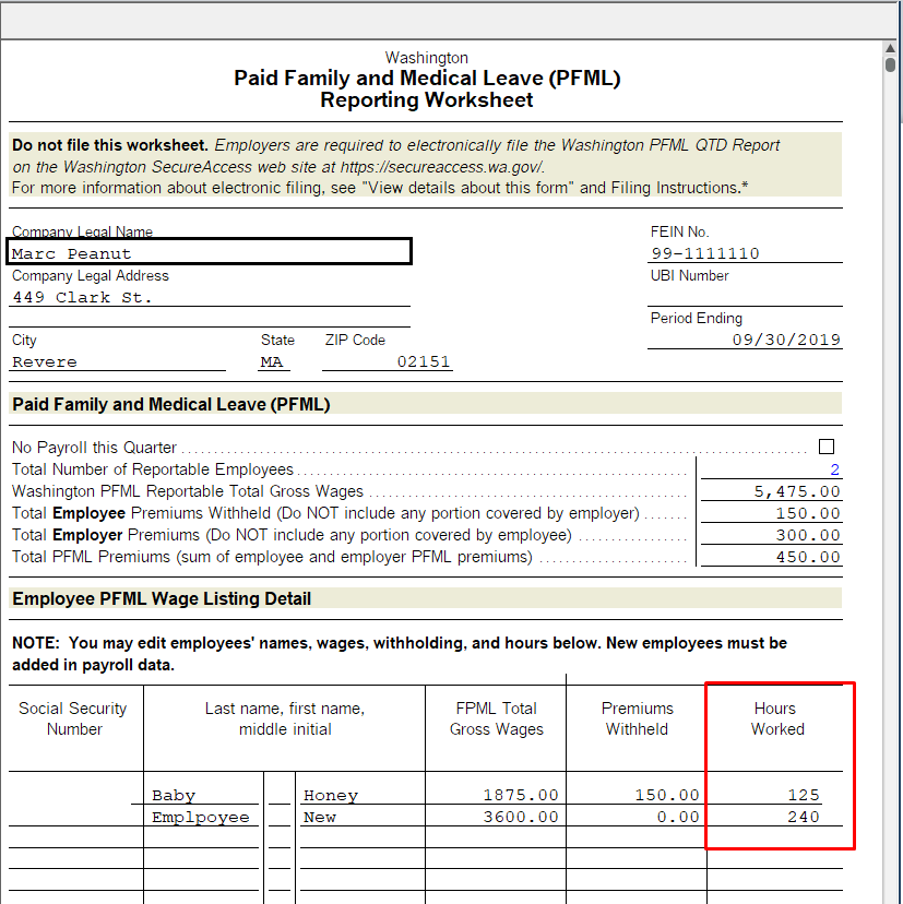 WA Family Leave Report QuickBooks Community