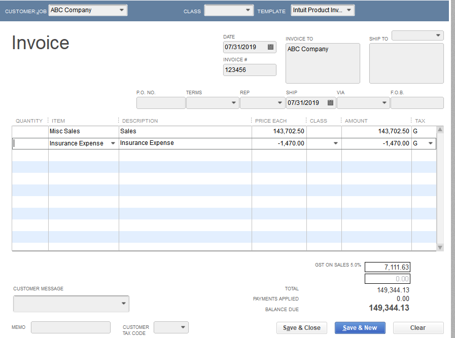 Invoice with expense included.PNG