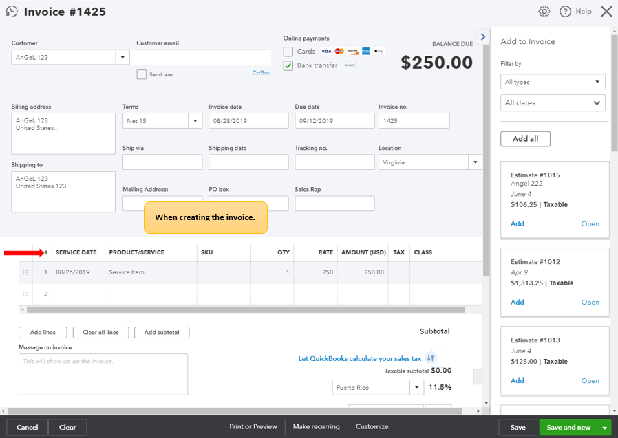 b1 creating invoice.PNG