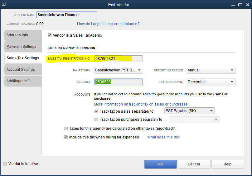 Sales Tax vendor setup.PNG