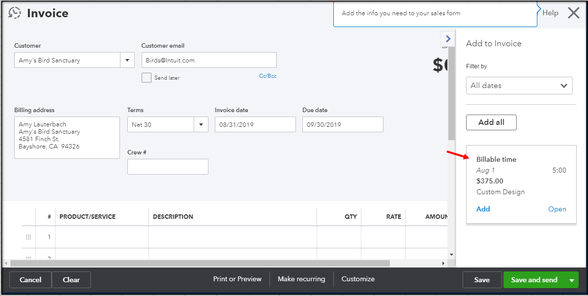 If I have entered time using Single Time Activity or Weekly Timesheet