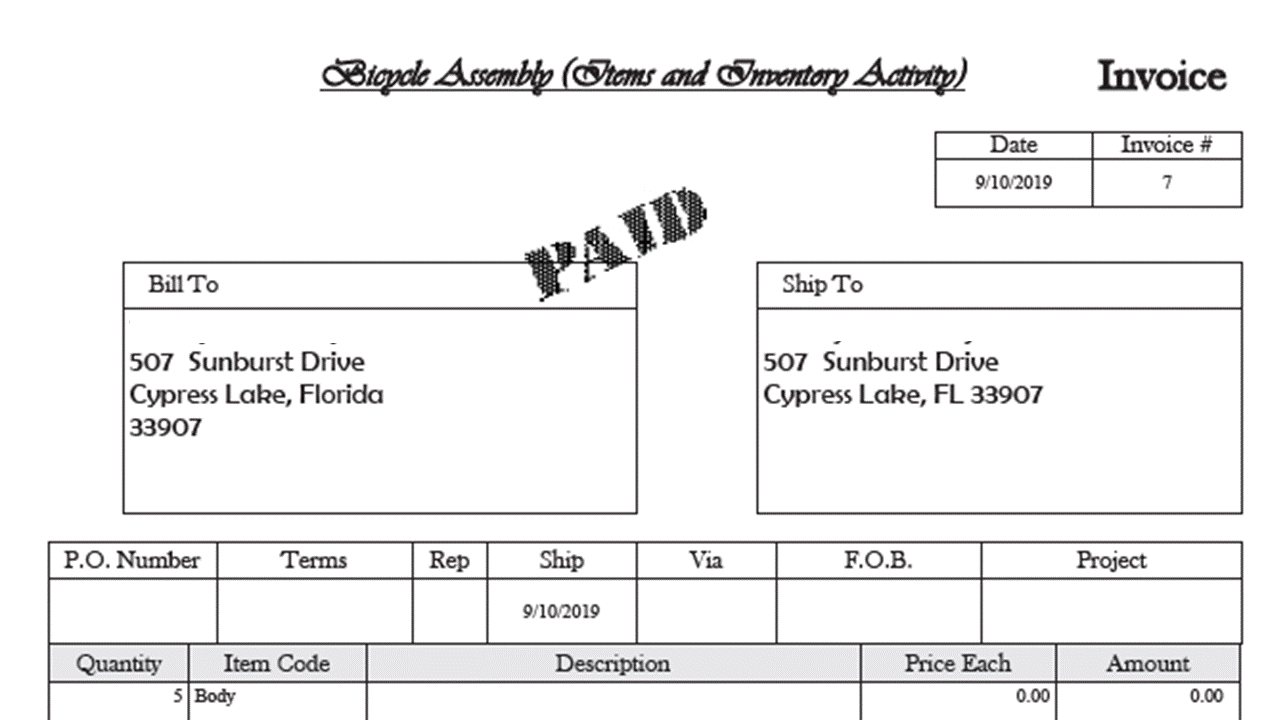 Solved How do I add space or lines between items on invoices