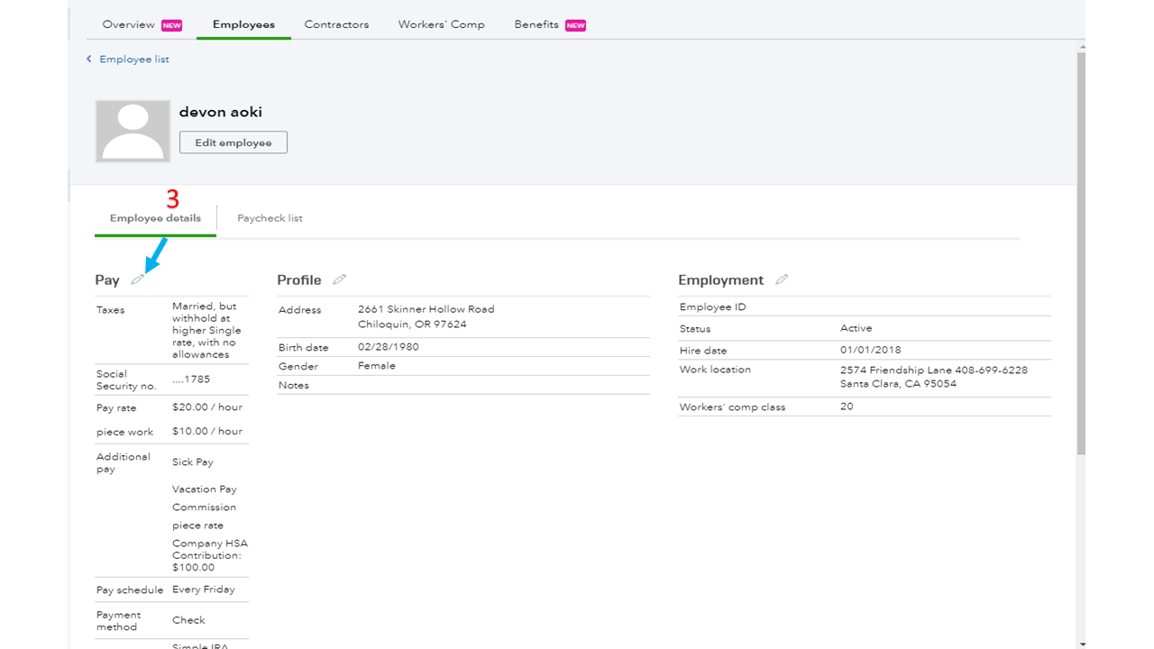 Solved add SCorp 2 Health Insurance to wages in QBO