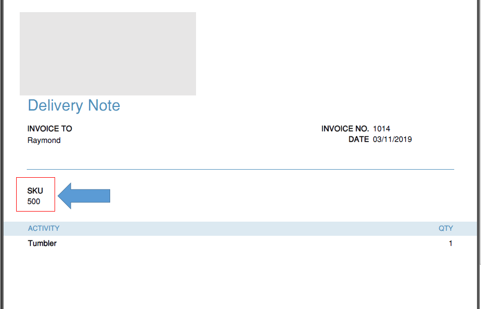 Customised Delivery Notes QuickBooks Community