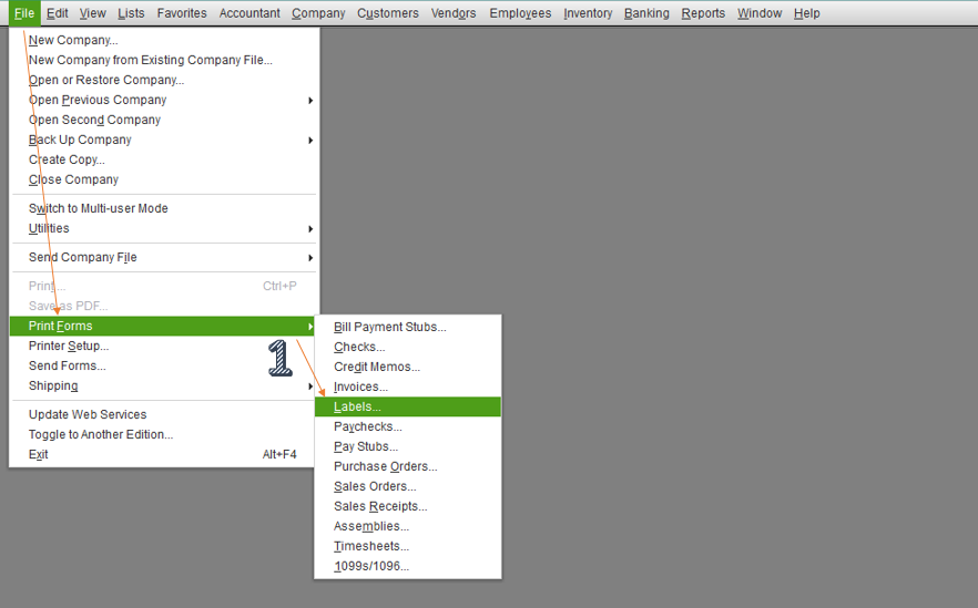 quickbooks barcode printer