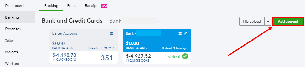 QuickBooks Online - Add a bank account type.png