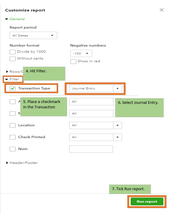 can you print a journal entry in quickbooks online