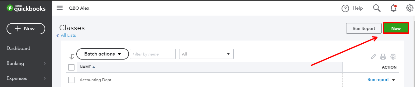 Does QBO have sub classes?