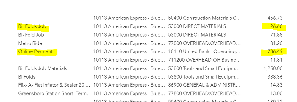 Credit Card Expenses Are Showing Up As Credits An