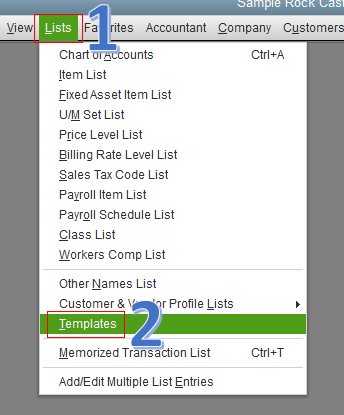 Solved How to delete invoice templates in QB desktop 2020