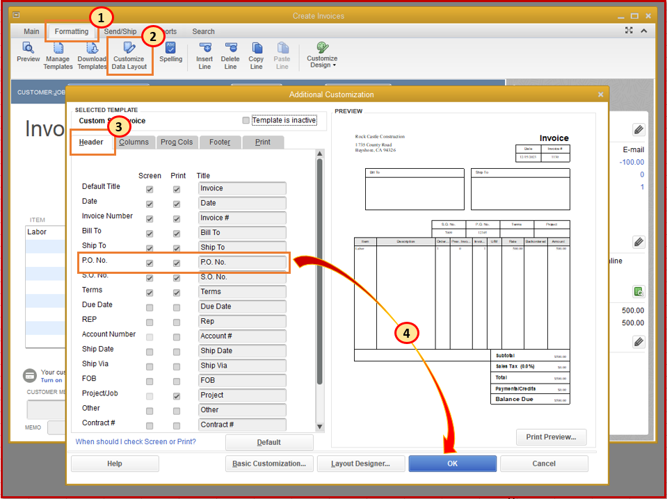 Solved: Creating Invoices