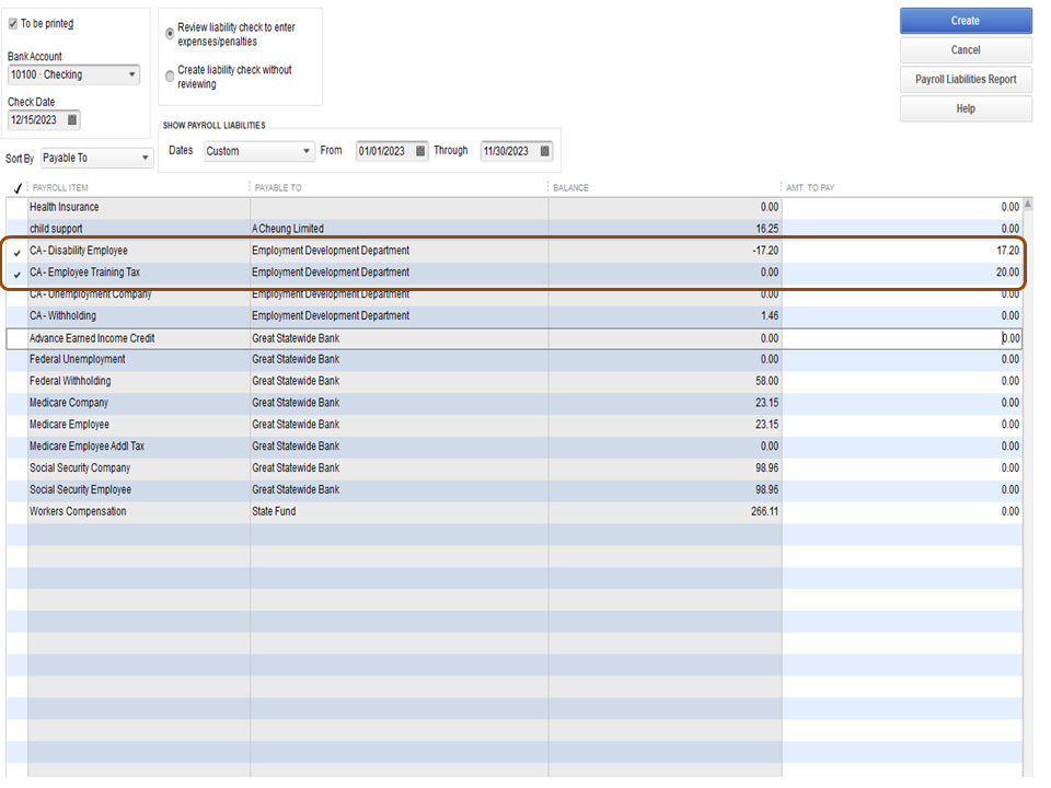 Solved Payroll Liabilities