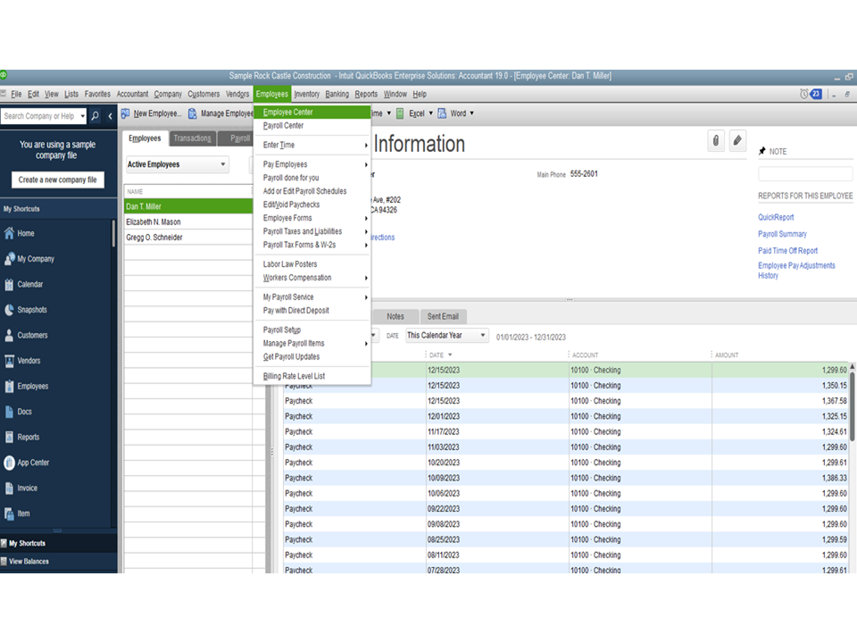 Solved I Cannot See Run Reports For This Employee That Help