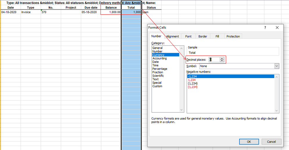 FormatBalanceAndTotalCellsToZeroDecimalPlaces.PNG