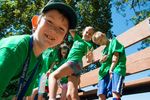 Kidney Kids playing at camp