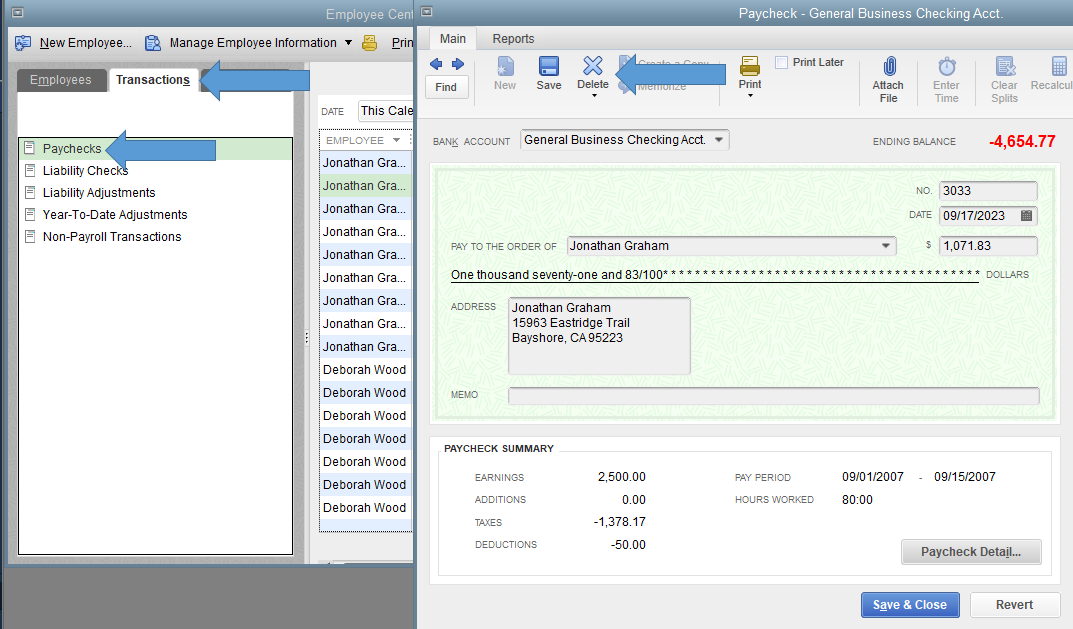Solved Fix the paid Payroll Liabilities error in Quickbook desktop
