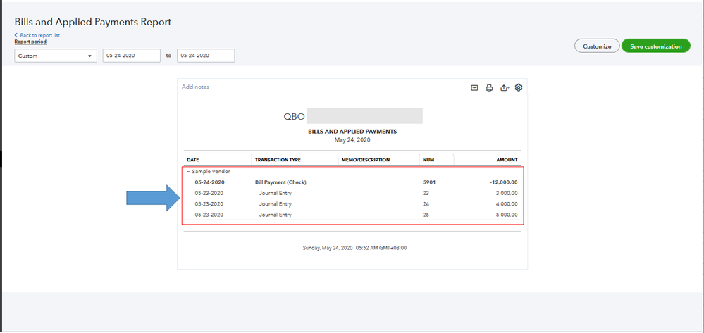 BillsAndAppliedPaymentsReportInQBO.PNG