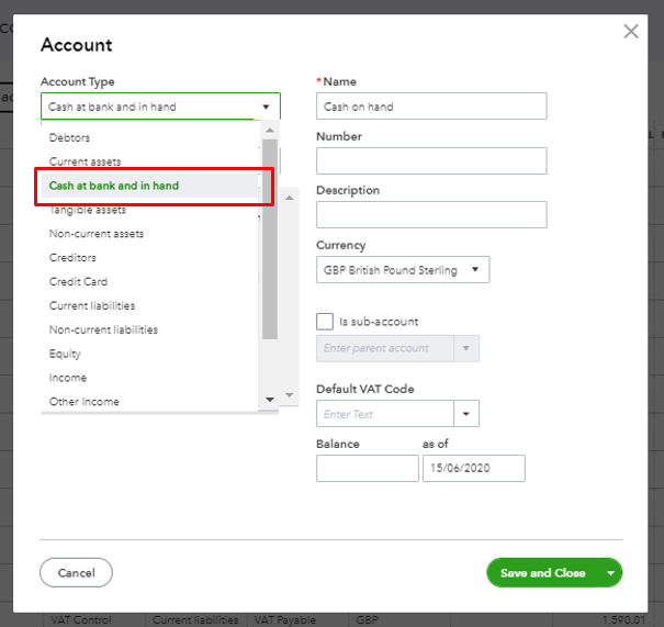Solved: Set up bank account without feed