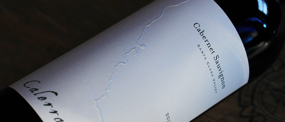 A simple, elegant label suits this Santa Clara wine